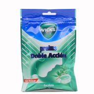Vicks Praims Doble Acción Eucalipto Caramelos Sin Azúcar Bolsa 72g