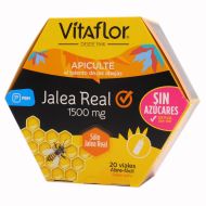 Vitaflor Jalea Real 1500mg Sin Azúcares 20 Viales Bebibles Abre Fácil