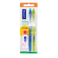 Vitis Cepillo Dental Suave Access Duplo + Pasta Regalo     