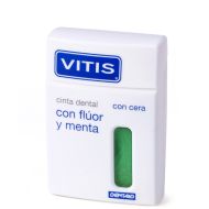 Vitis Cinta Dental con Cera Fluor y Menta 50m