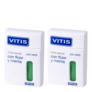 Vitis Cinta Dental con Fluor y Menta 50m x 2 Duplo
