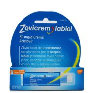 Zovicrem Labial 50 mg/g Crema Aciclovir Tubo Dosificador 2g