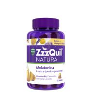 ZzzQuil Natura 60 Gominolas Para Dormir Sabor Mango y Plátano 