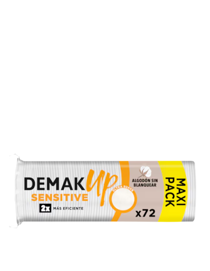 Demak Up Sensitive Discos Desmaquillantes de Algodón 72 Discos 20% Gratis