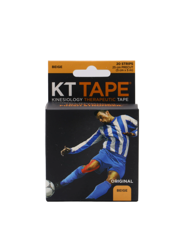 Kt tape Cinta Kinesiológica Terapéutica Beige 20 Tiras Precortadas