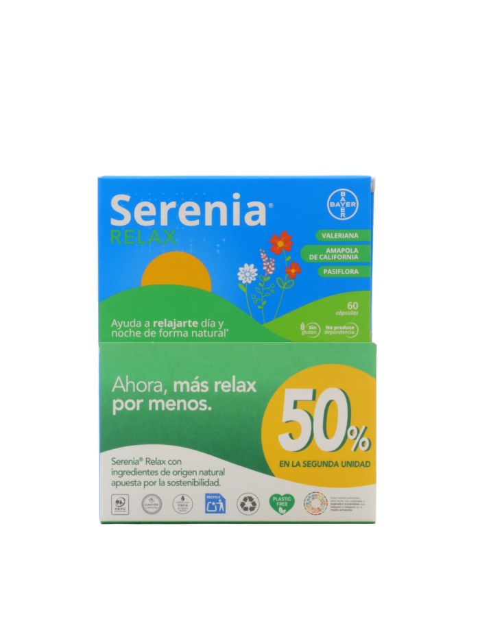 Serenia Relax Duplo 60+60 Cápsulas