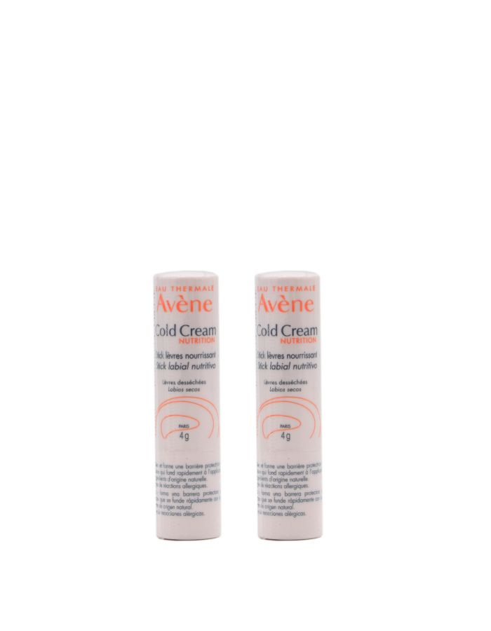 Avene Cold Cream Duplo Stick Labial Nutritivo 2x4g