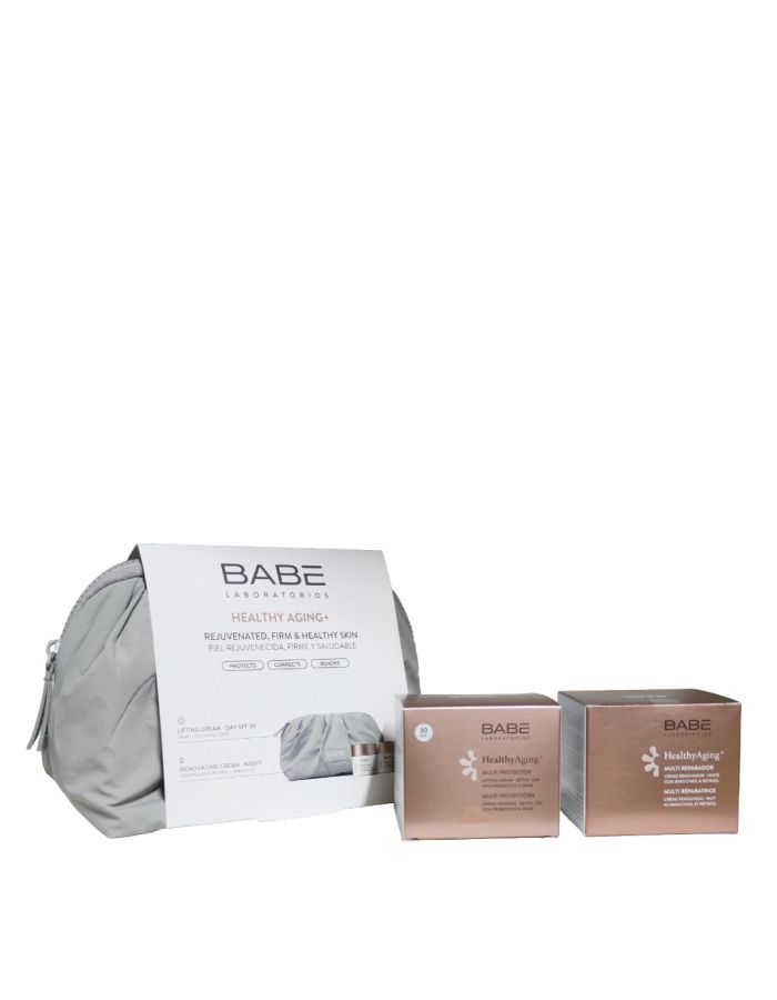 Babe Rutina Crema + Fluid SPF50 Healthy Aging Pack Neceser