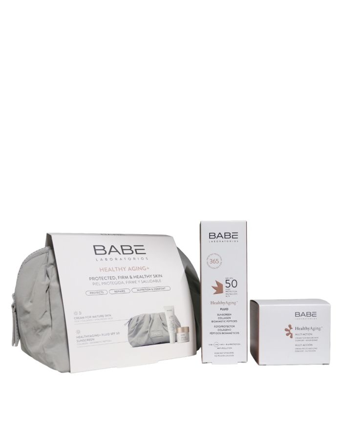 Babe Rutina Crema + Fluid SPF50 Healthy Aging Pack Neceser