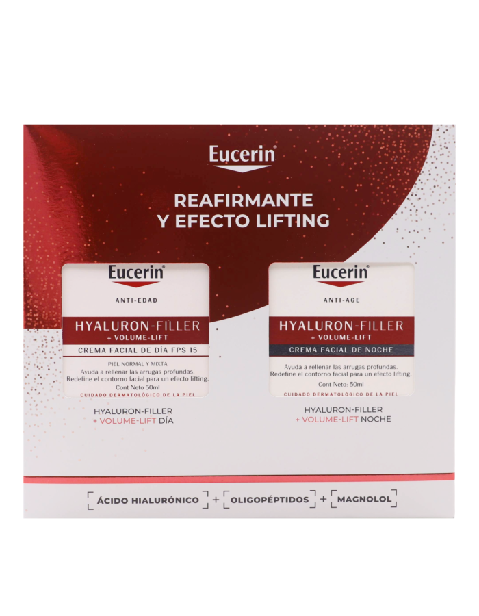 Eucerin Hyaluron Filler Volume Lift Pack Reafirmante & Lifting