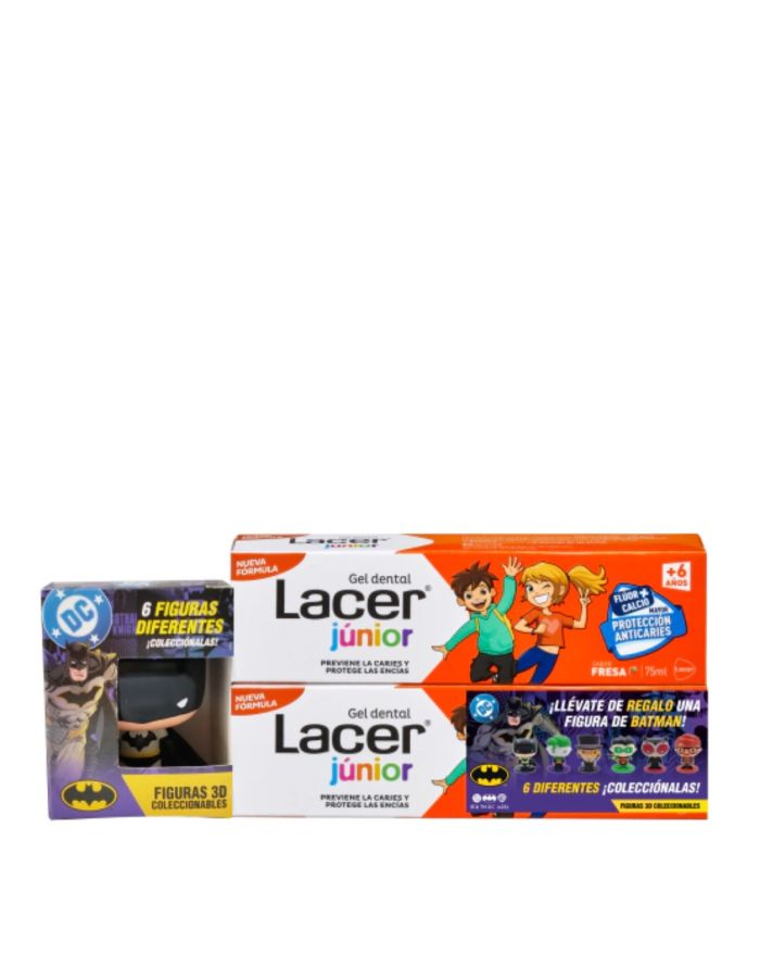 Lacer Junior Gel Dental Fresa +6Años 75ml x 2 Duplo