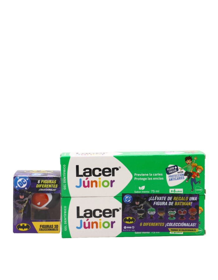 Lacer Junior Gel Dental Menta +6Años 75ml x 2 Duplo