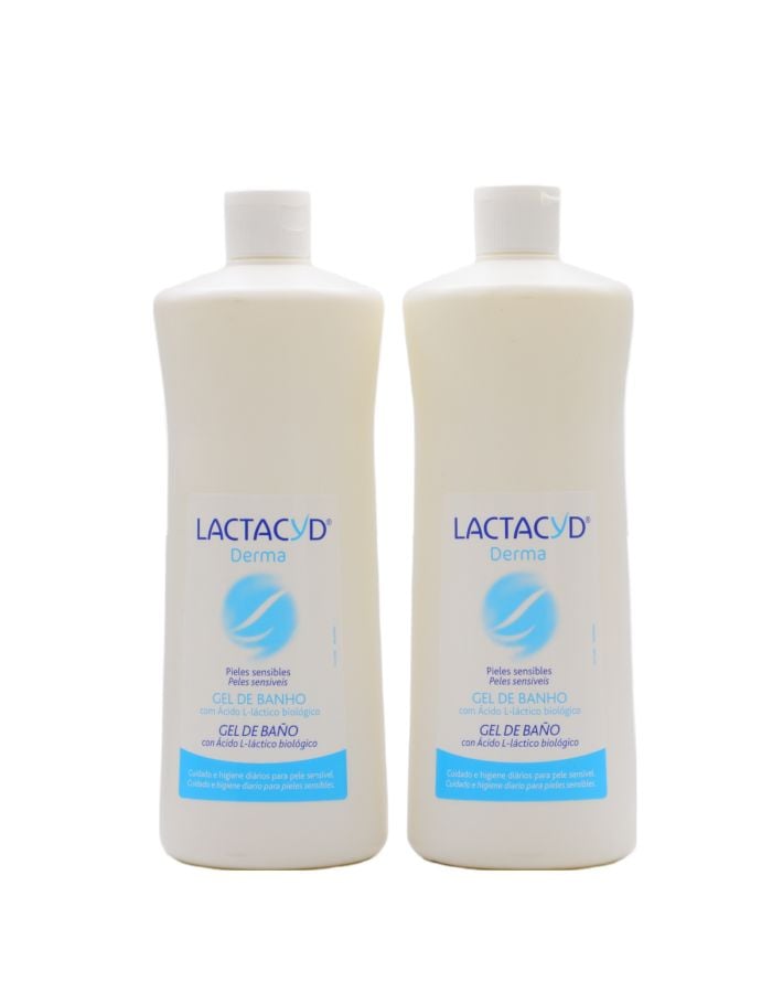 Lactacyd Derma Gel de Baño 1Litro+1Litro Pack Ahorro