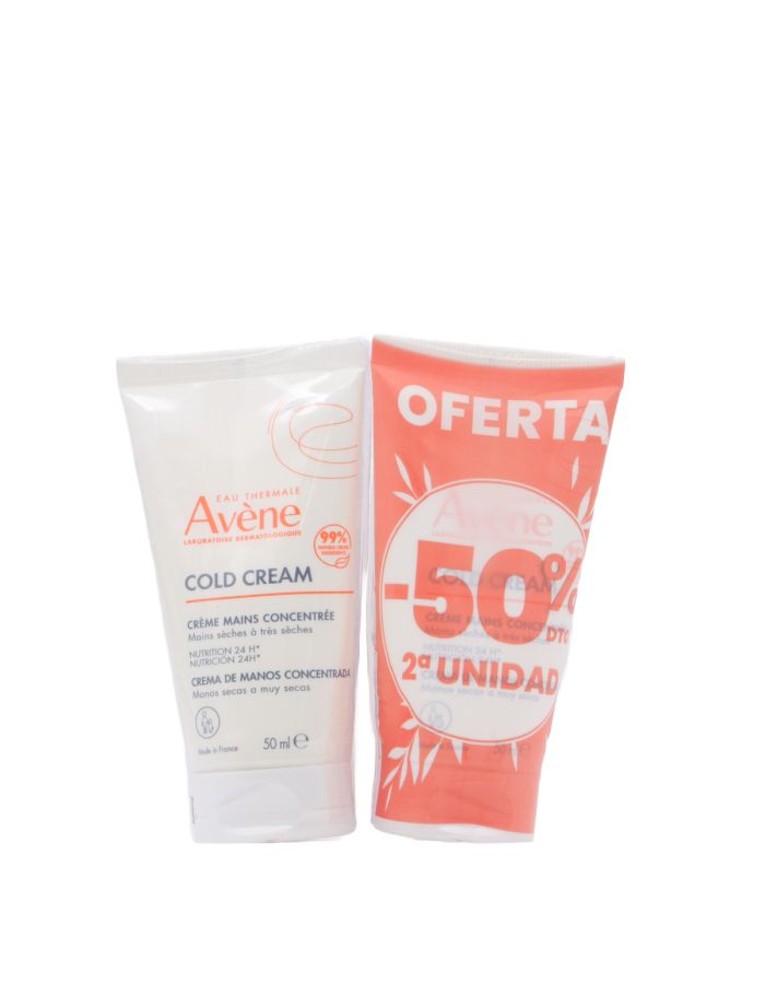 Avene Cold Cream Duplo Crema de Manos Concentrada 2x50ml
