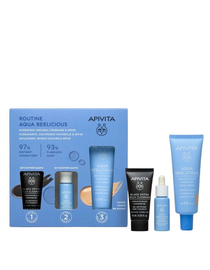 Apivita Aqua Beelicious Pack Crema Fluída Color SPF30