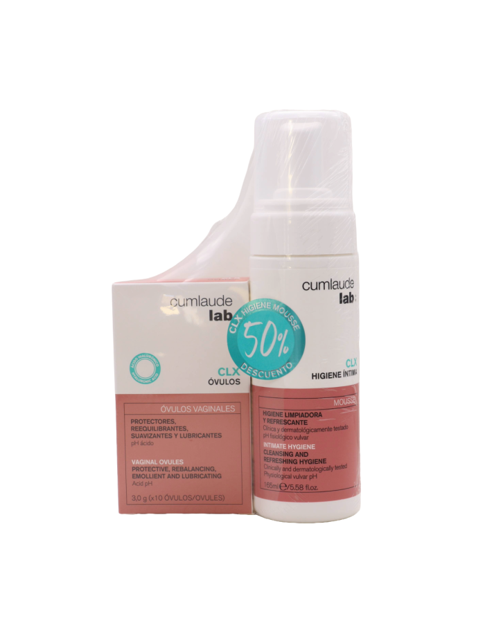 Cumlaude CLX 10 Ovulos Vaginales + Mousse 165ml
