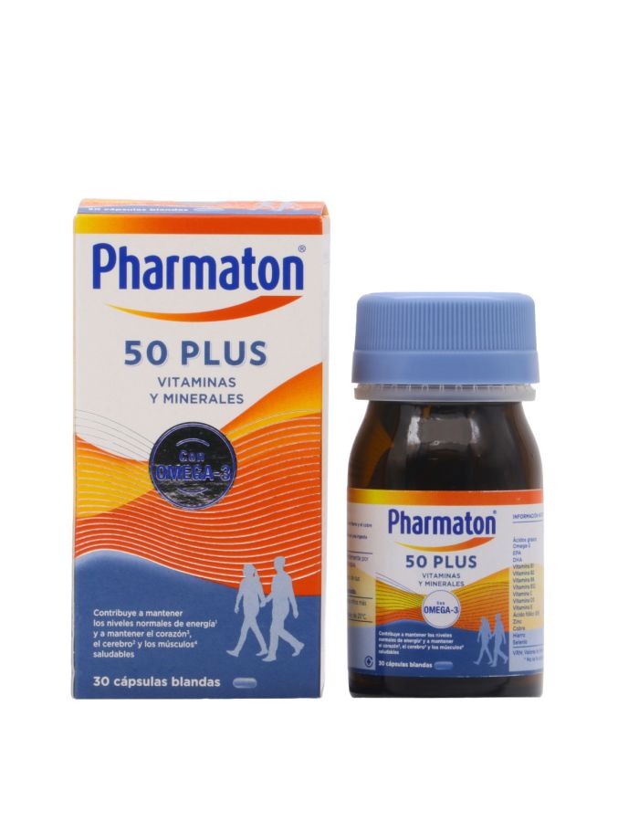 Pharmaton 50 Plus 30 Cápsulas