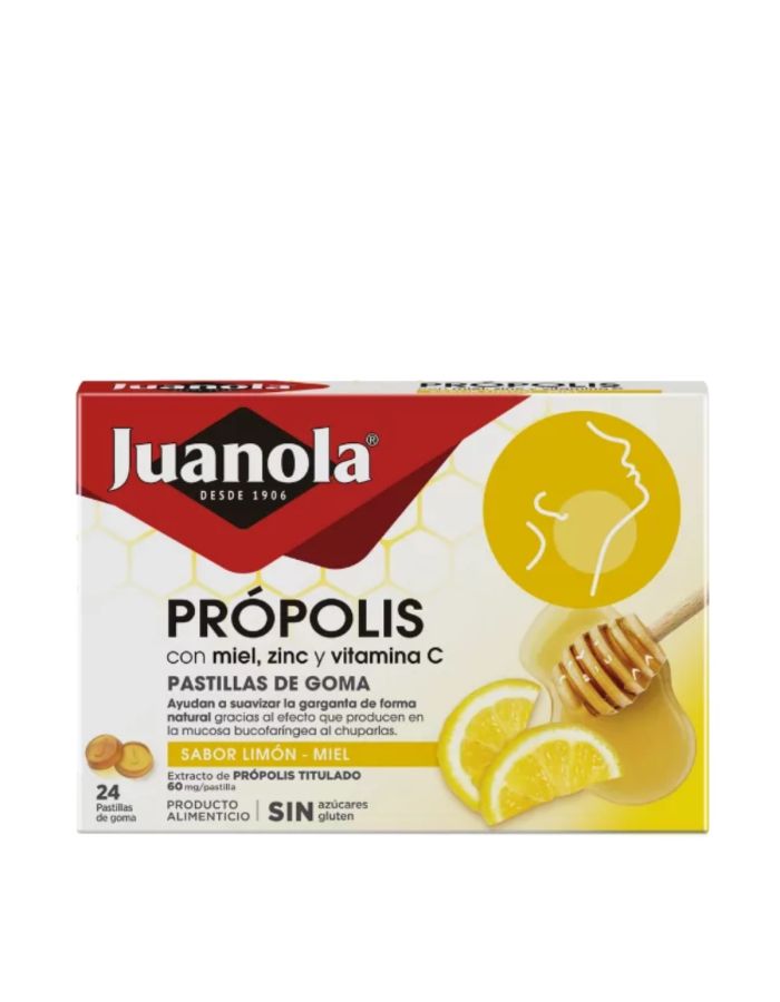 Juanola Própolis Limón y Miel 24 Pastillas Blandas