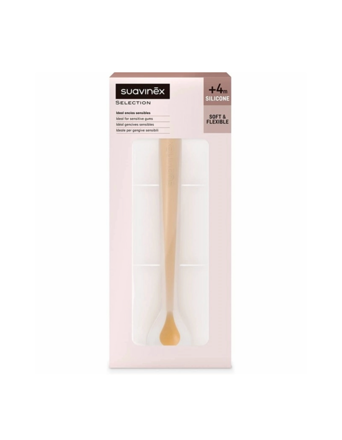 Suavinex Cuchara de Silicona +4m Amarilla