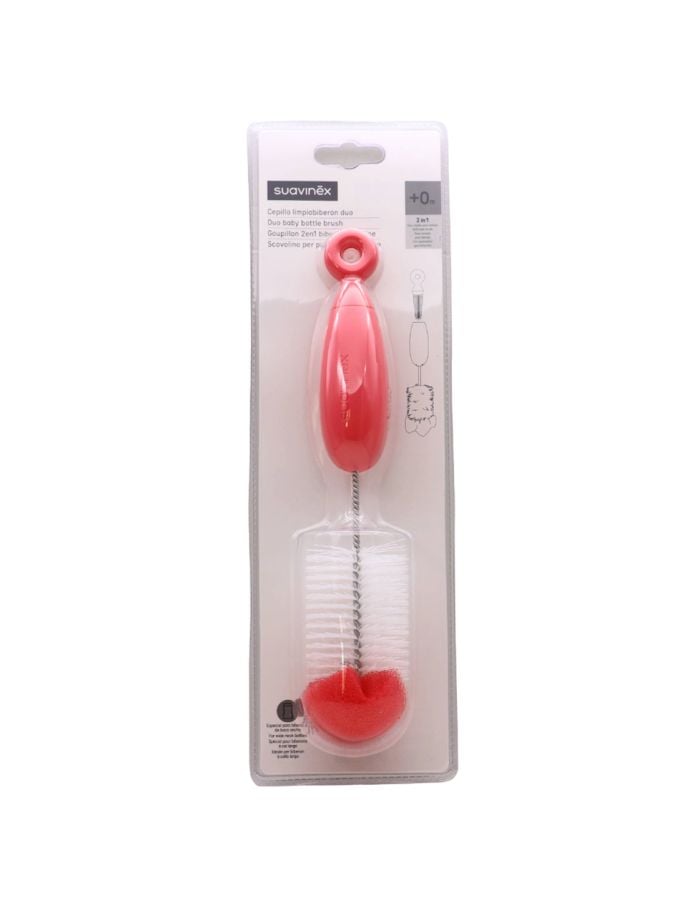 Suavinex Cepillo Limpiabiberón Duo