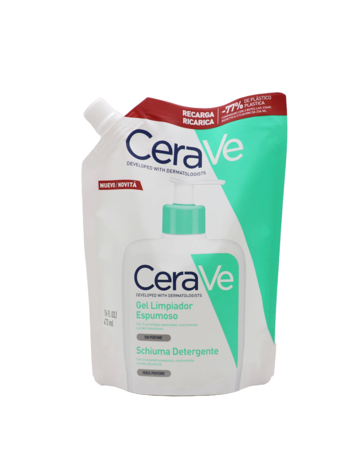Cerave Recarga Gel Limpiador Espumoso 473ml