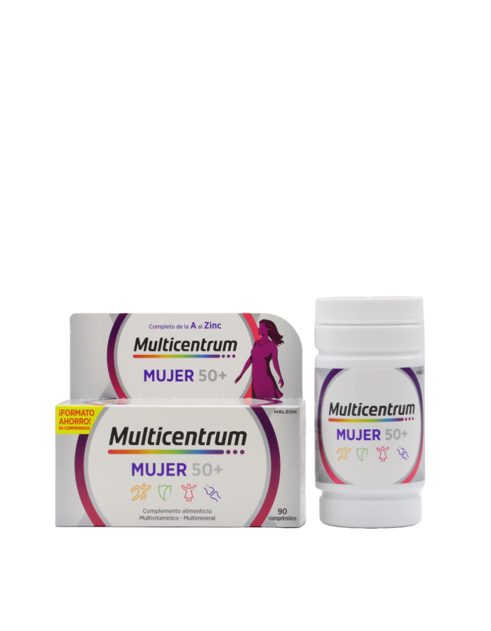 Multicentrum Mujer 50+  90 Comprimidos