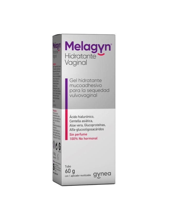 Melagyn Hidratante Vaginal 60g +1 Aplicador reutilizable Gynea
