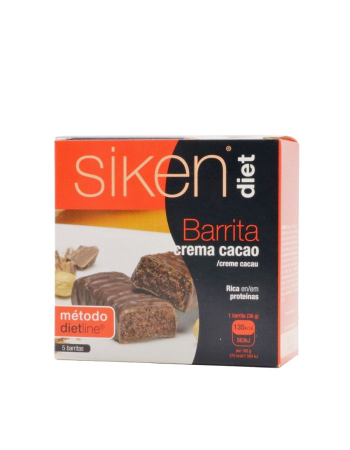 Siken Diet Barrita Crema Cacao 5 Barritas