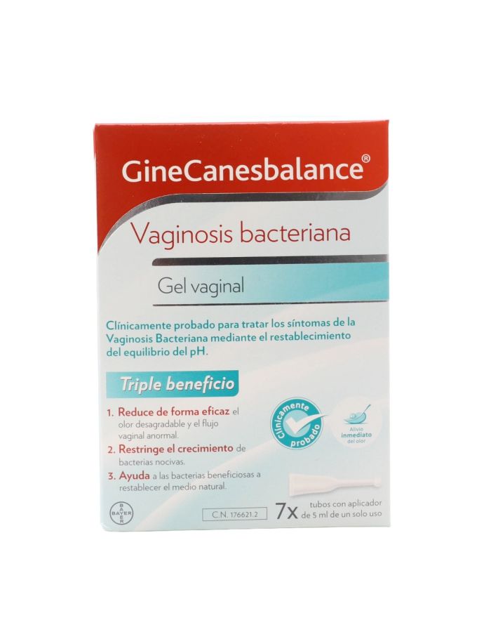 GineCanesbalance Gel Vaginal 7 Tubos con Aplicador