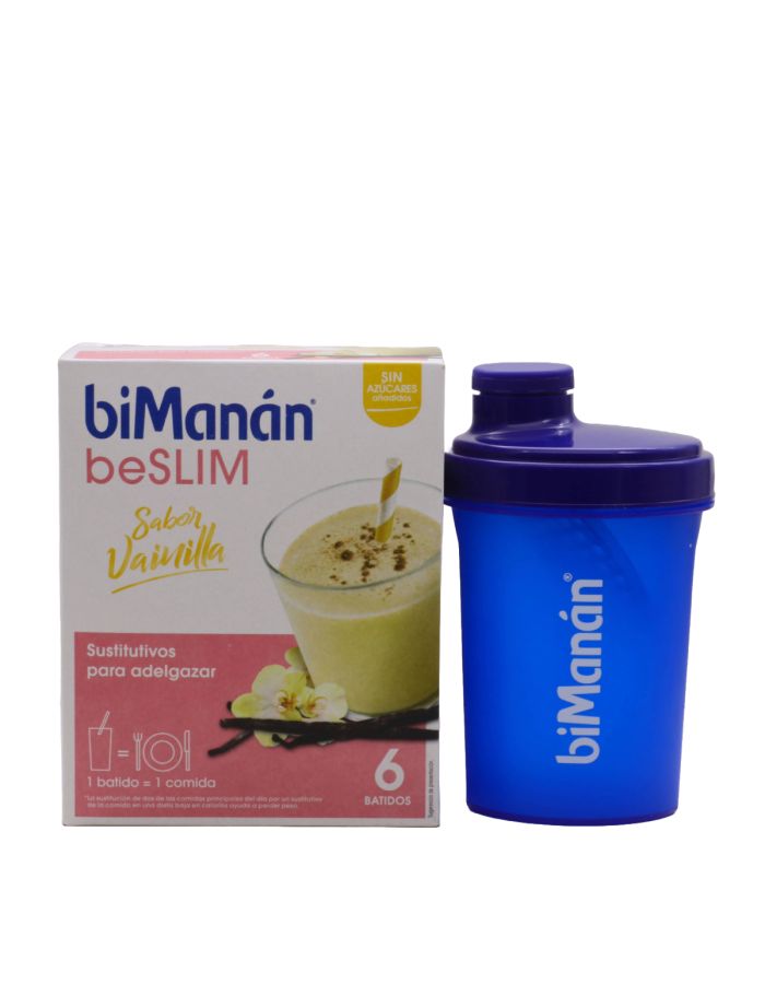BiManan Sustitutive Batido Sabor Vainilla 6 Batidos