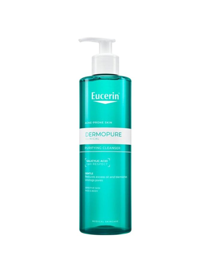 Eucerin Dermopure Clinical Gel Limpiador Purificante 400ml