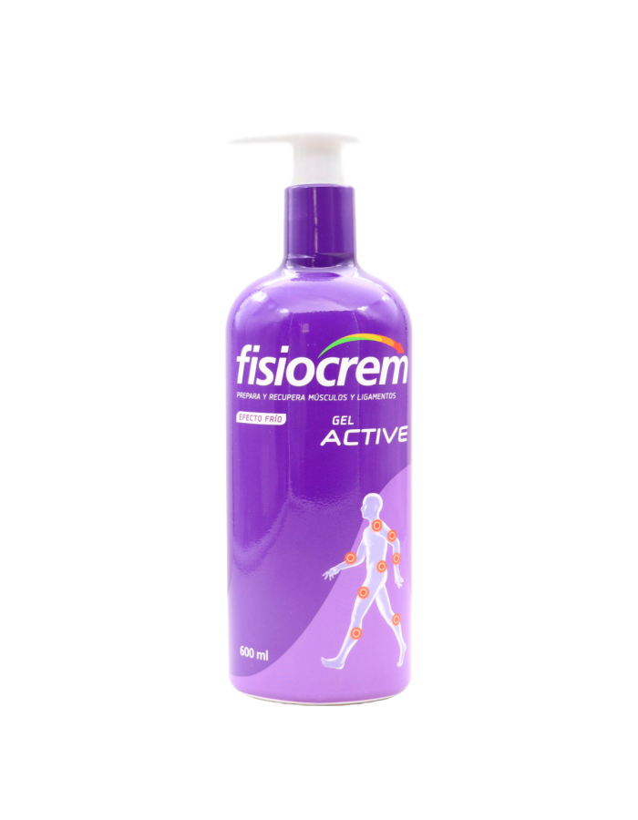 Fisiocrem Gel Active 600ml Tamaño Grande con Dosificador