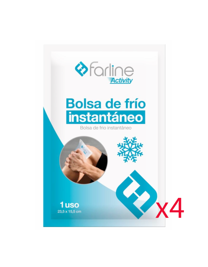 Farline Bolsa de Frío Instantáneo 4 unidades