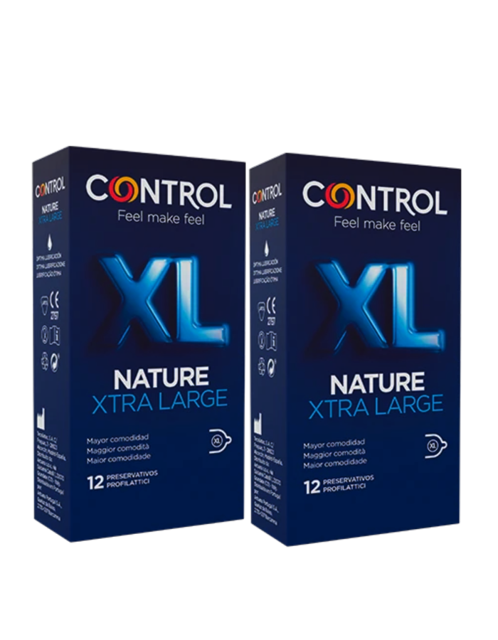Control Nature XL Preservativos 12+12 Preservativos Pack Mega Ahorro