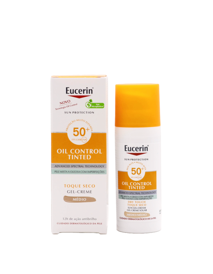 Eucerin Sun Oil Control Medio Toque Seco FPS50+ 50ml