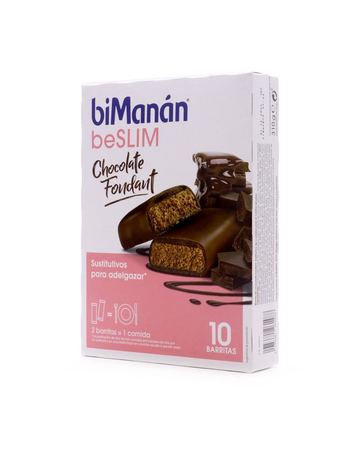 BiManán beSlim Chocolate Fondant 10 Barritas