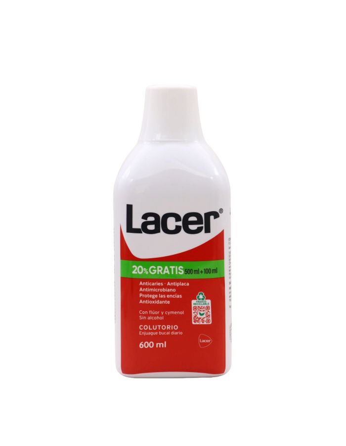 Lacer Colutorio 500 ml + 100 ml 20% Gratis