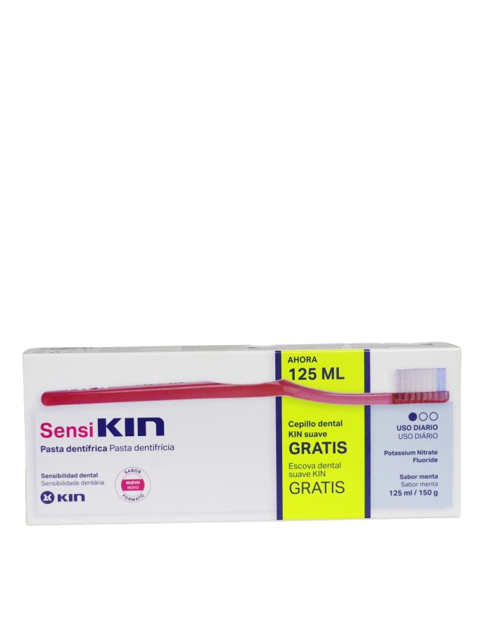 Promoción SensiKin Pasta Dentífrica 125ml+Cepillo Dental Suave