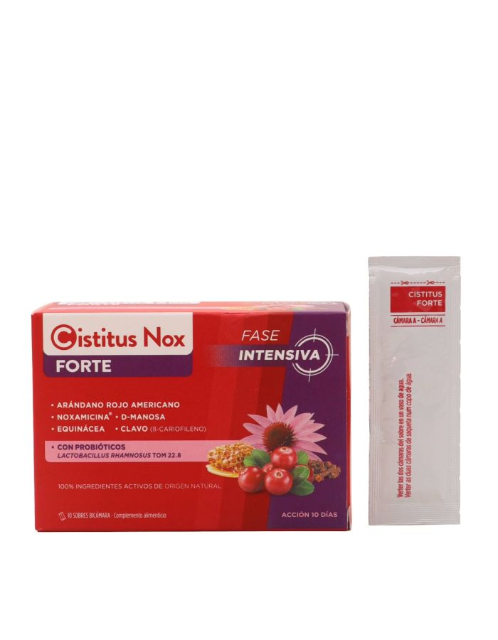 Cistitus Nox Forte Probióticos 10 Sobres Bicámara