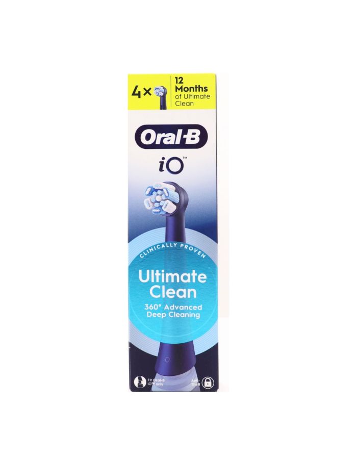 Oral B iO Ultimate Clean 4 Cabezales Negros