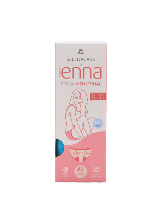 Enna Braga Menstrual Día/Noche Sporty Azul Talla 164