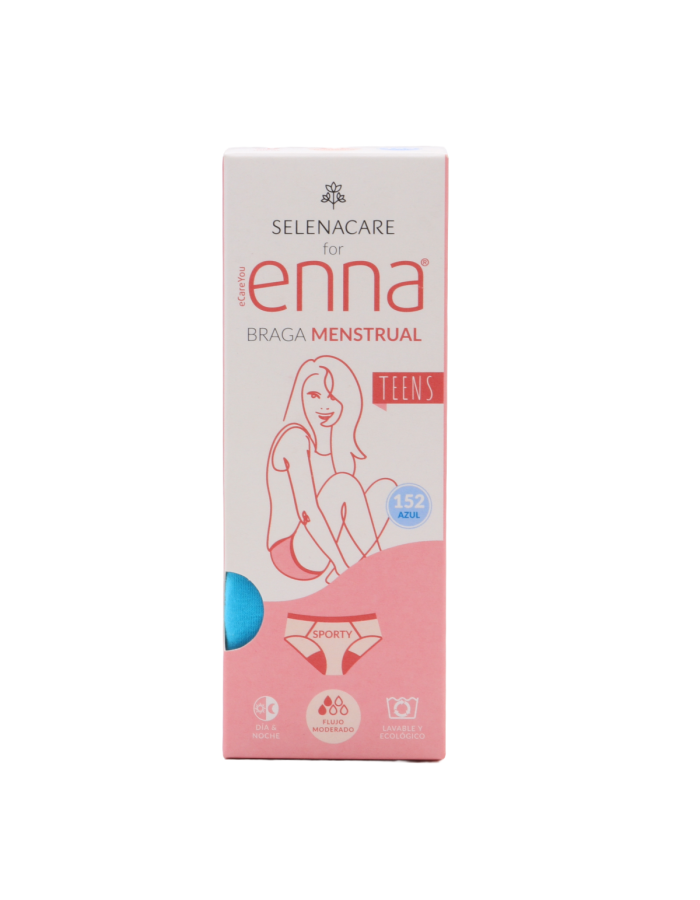 Enna Braga Menstrual Día/Noche Sporty Azul Talla 152