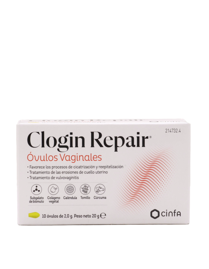 Clogin Repair Óvulos Vaginales 10Uds