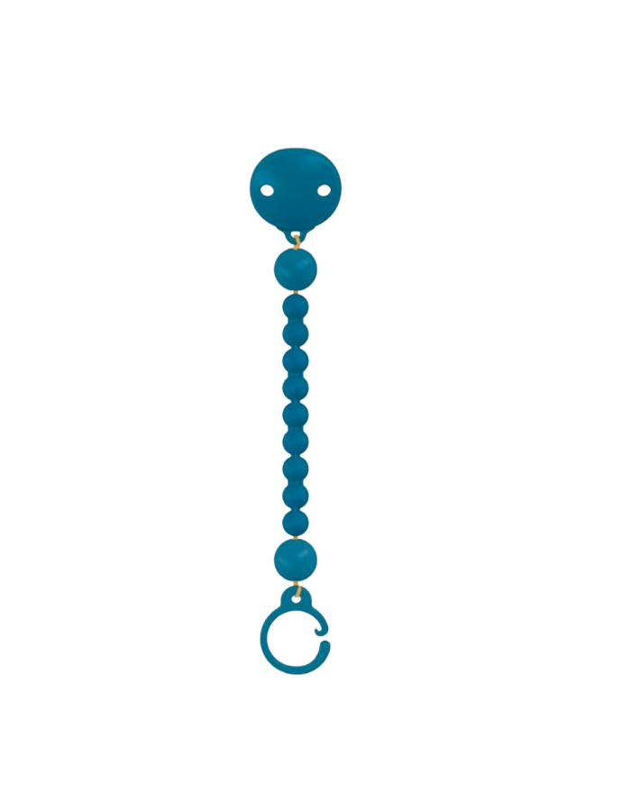 Suavinex Broche Pinza Bolitas de Silicona +0 meses Color Azul
