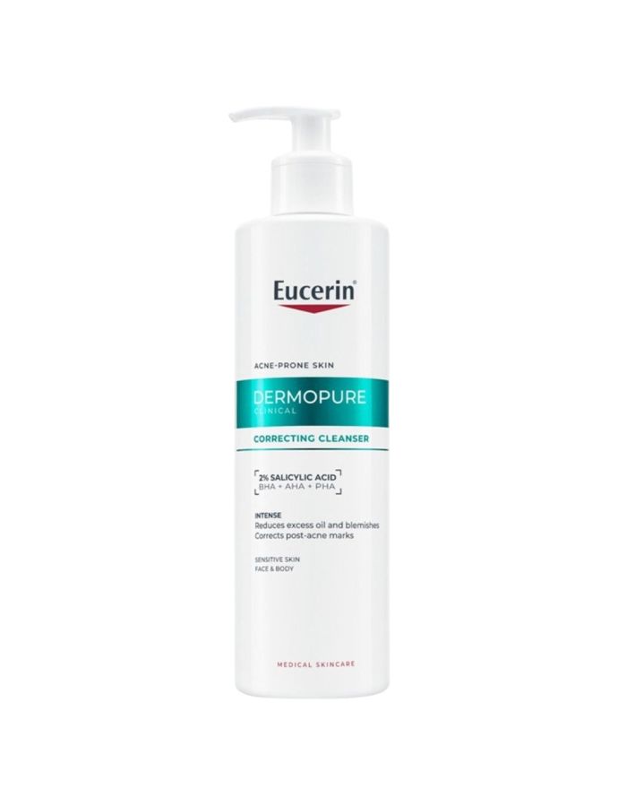 Eucerin Dermo Pure Clinical Gel Limpiador Concentrado 400ml