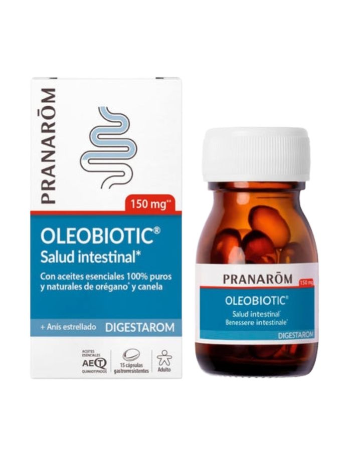 Pranarom Oleobiotic Salud Intestinal 15 cápsulas