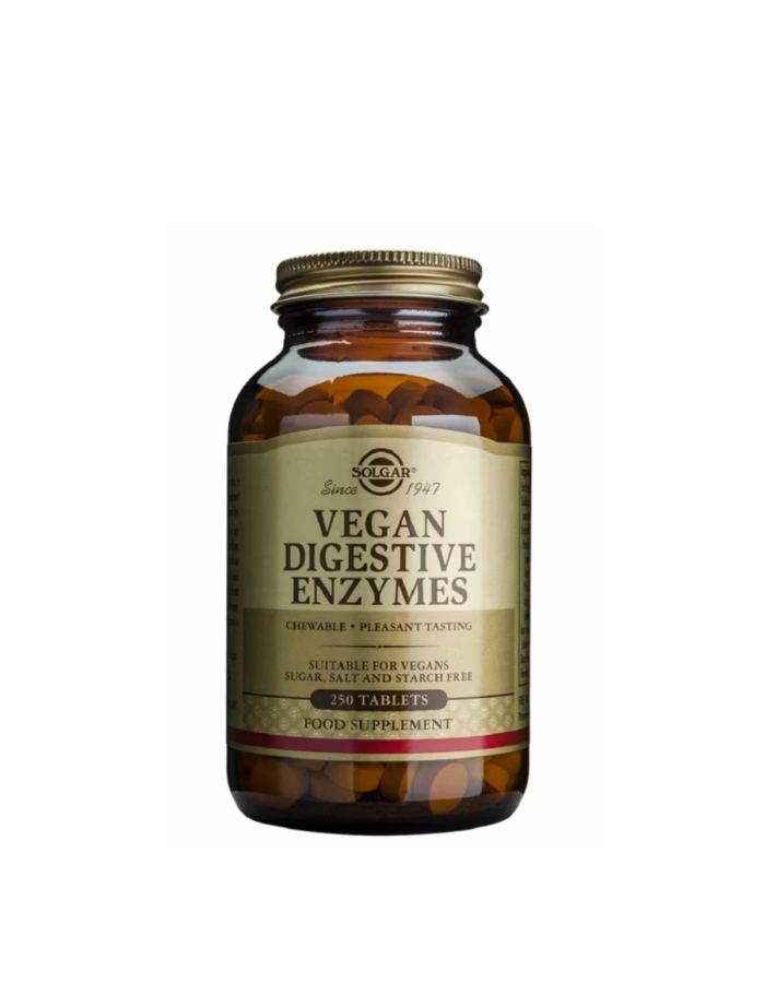 Solgar Vegan Enzimas Digestivas 250 Comprimidos