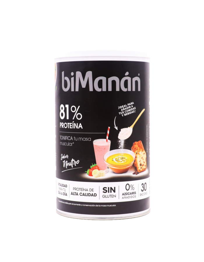 Bimanan Proteína 81% Sabor Neutro 300gr