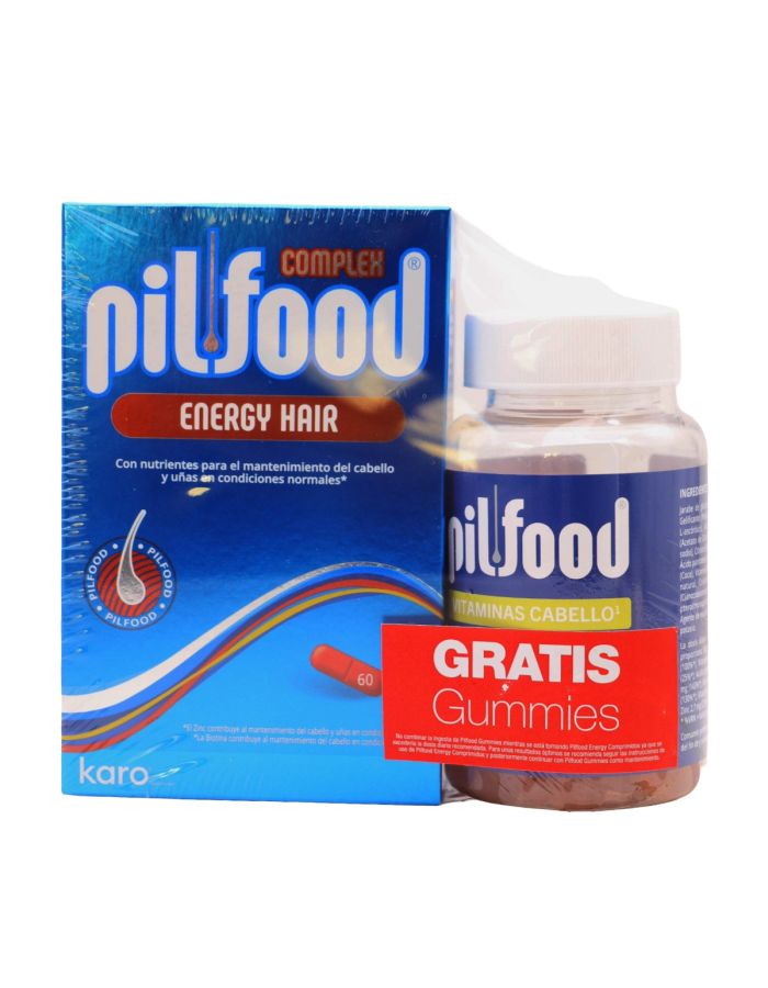 Pilfoof Energy Hair 60 Comprimidos + Regalo