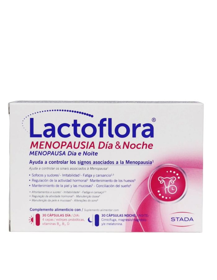 Lactoflora Menopausia Dia & Noche 60 Cápsulas